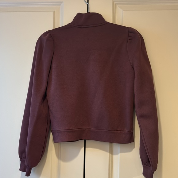 Z Supply Puffed Shoulder Quarterzip - Picture 4 of 4